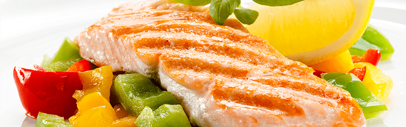 Peixe com vegetais